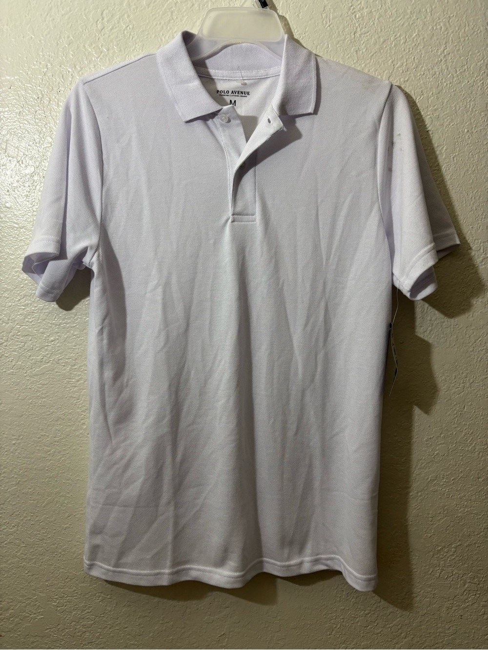 Avenue Men’s White Polo Shirt